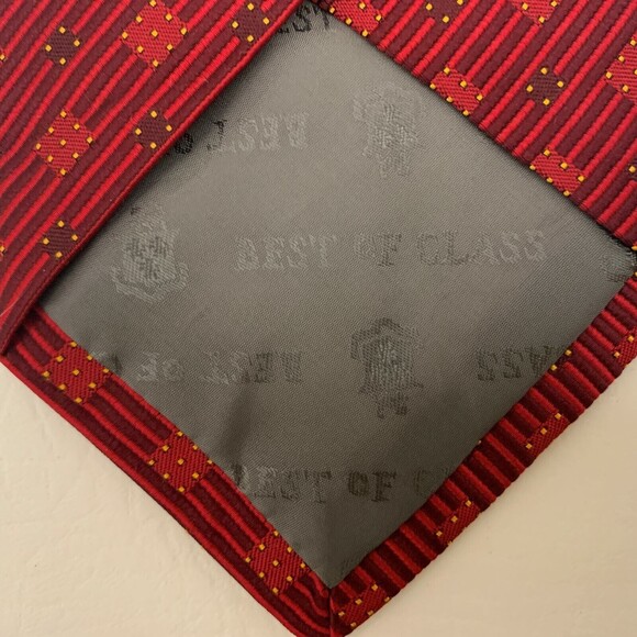 Robert Talbot Men's Tie Necktie Best of Class Nordstrom Red Silk - Picture 3 of 6